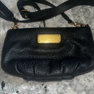 Marc Jacobs Black Leather Crossbody Bag